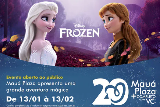 Mauá Plaza Shopping inaugura atração inspirada no reino de Frozen da Disney