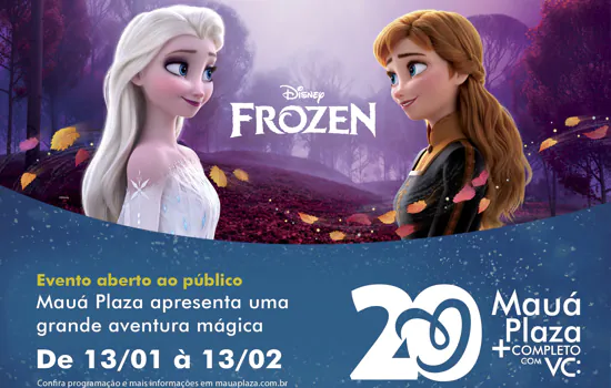 Mauá Plaza Shopping inaugura atração inspirada no reino de Frozen da Disney