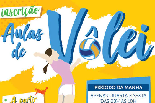 Ribeirão Pires abre inscrições para aulas gratuitas de vôlei