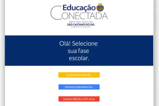 Rede municipal de ensino de São Caetano segue com aulas remotas