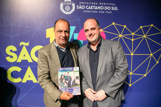 Auricchio lança revista interativa e pontua ações de uma nova São Caetano