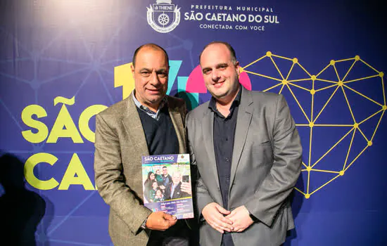 Auricchio lança revista interativa e pontua ações de uma nova São Caetano