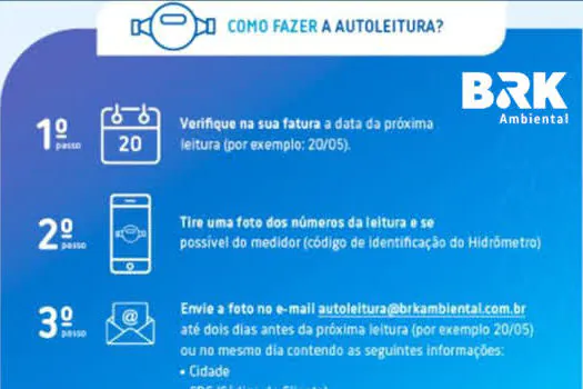 Serviço de autoleitura facilita o controle mensal das contas de água e esgoto em Mauá