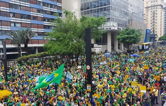 Discurso religioso e contra Alexandre de Moraes predominam na Paulista