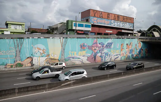 Santo André abre edital para renovação de grafite da Av Santos Dumont