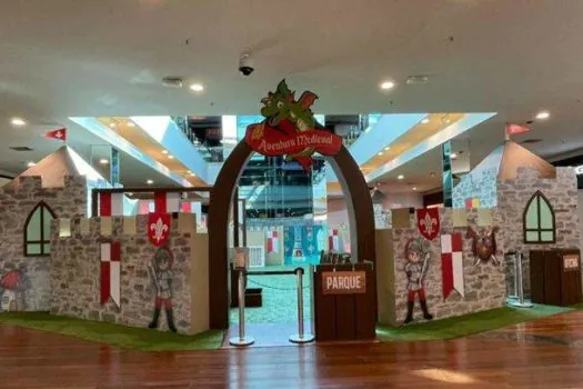 “Aventura Medieval” do ParkShopping São Caetano vai até o dia 30 de julho