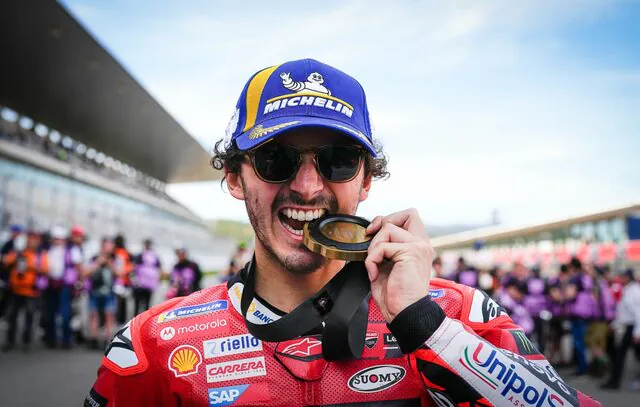 Bagnaia vence corrida e fatura pontuação máxima na etapa de Portugal da MotoGP