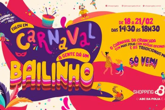 Shopping ABC entra na folia com a matinê “Bailinho de Carnaval”