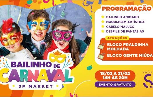 Blocos infantis garantem a folia no Carnaval do SP Market ABC do ABC