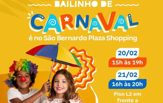 Bailinho de Carnaval do São Bernardo Plaza chega com banda ao vivo e muita diversão