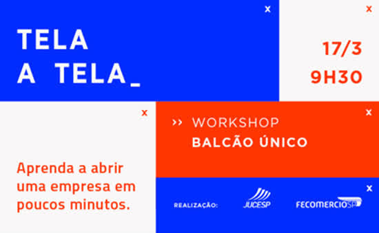 FecomercioSP e Jucesp realizam workshop sobre abertura de empresas no Balcão Único