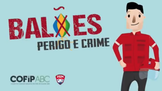 Polo Petroquímico lança a campanha “Balões: Perigo e Crime”