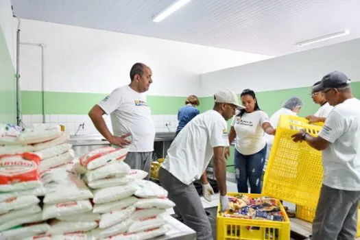 Banco de Alimentos de Diadema distribuiu 274 toneladas de comida