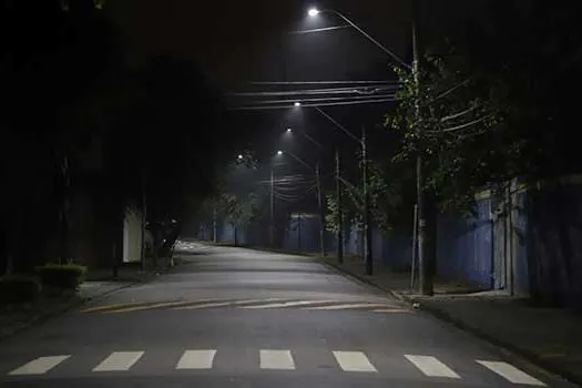 Programa Banho de Luz alcança a marca de 10 mil pontos de LED em Santo André