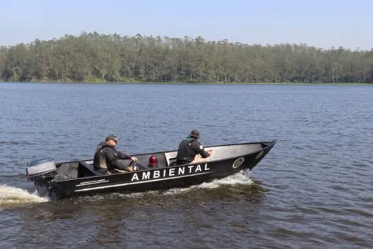 Ribeirão Pires recebe barco para fortalecer fiscalização na represa Billings