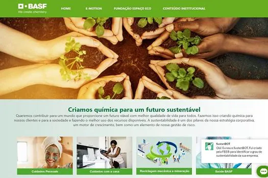 BASF lança plataforma que enfoca a sustentabilidade em seus produtos e serviços