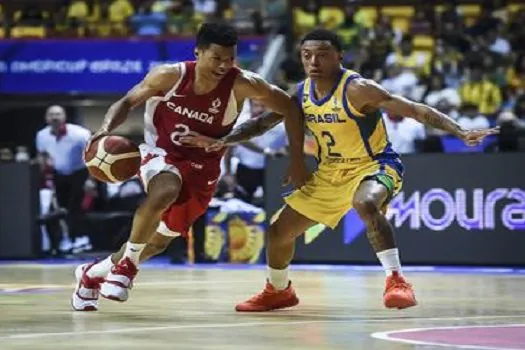 Brasil supera oscilação e bate o Canadá pela estreia da Copa América de basquete