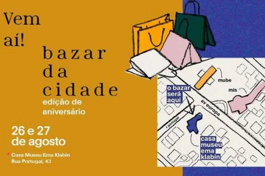 Bazar da Cidade está chegando!