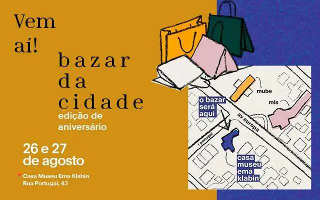 Bazar da Cidade está chegando!