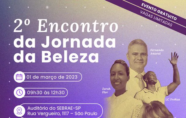 Estetika e Sebrae-SP promovem 2º Encontro da Jornada da Beleza