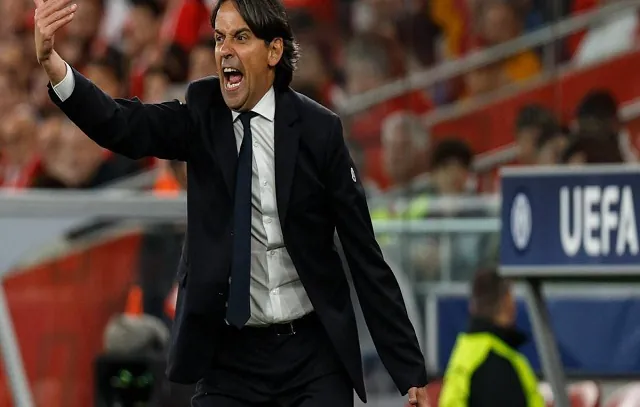 Inzaghi não se ilude com vantagem e prega atenção na Inter: ‘Benfica criará dificuldades’