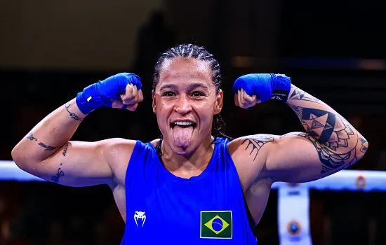 Bia Ferreira atropela rival e garante ouro no Mundial Militar de Boxe