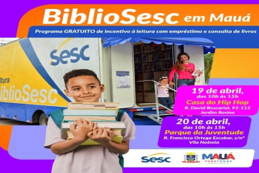 Prefeitura de Mauá e Sesc trazem biblioteca itinerante para a cidade