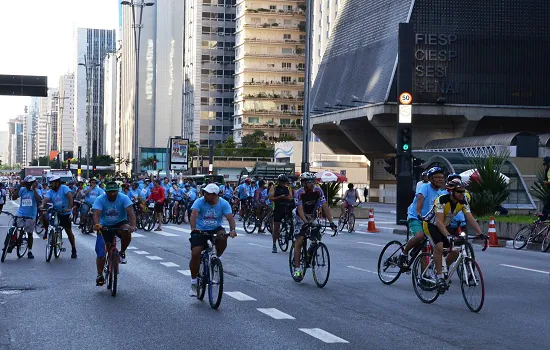 CET monitora o trânsito para passeio ciclístico entre as regiões da República e do Anhembi