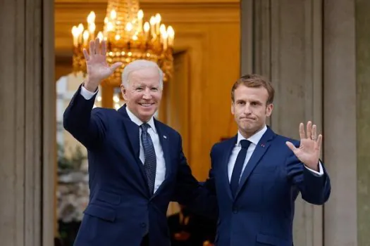 Biden e Macron discutem cooperação bilateral, com Ucrânia como um dos focos