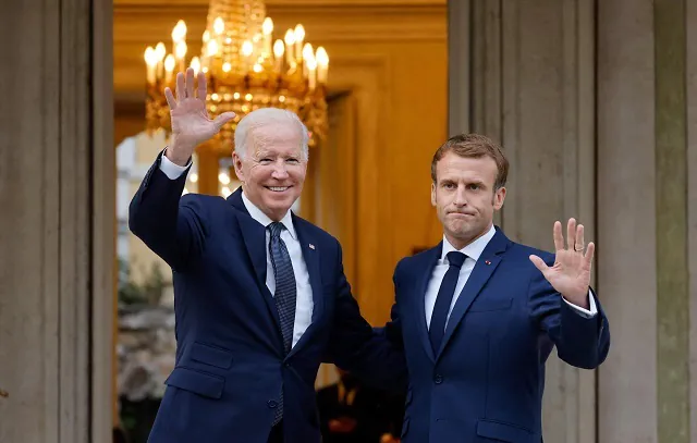 Biden e Macron discutem cooperação bilateral