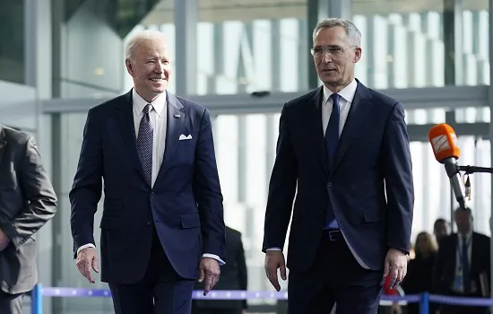 EUA: Biden e Stoltenberg discutem apoio da Otan à Ucrânia em reunião em Bruxelas