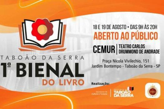 I Bienal do Livro de Taboão da Serra promete encantar os amantes da cultura e das artes