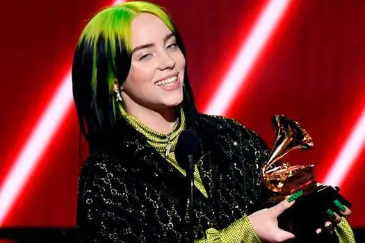 Grammy 2020: Cantora de 18 anos ganhou 5 prêmios. A noite foi de Billie Eilish