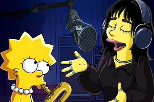 Billie Eilish vira personagem dos “Simpsons” e estrela curta do Disney+