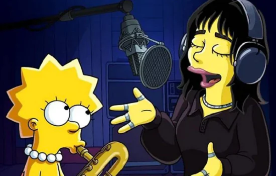 Billie Eilish vira personagem dos “Simpsons” e estrela curta do Disney+