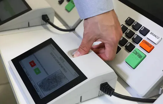 Teste de biometria das urnas será realizado em 56 urnas de 19 Estados e DF