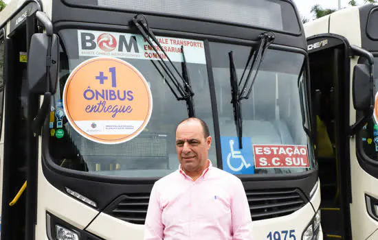 São Caetano tem 100% da frota de ônibus com tecnologia de biometria facial