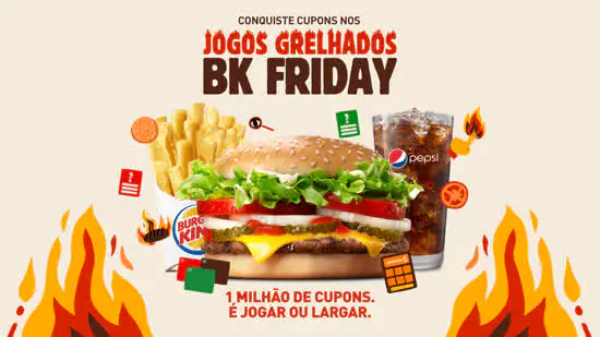 Burger King anuncia BK Friday: que comecem os Jogos Grelhados