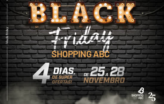 Shopping ABC tem quatro dias de promoções e horários especiais na Black Friday