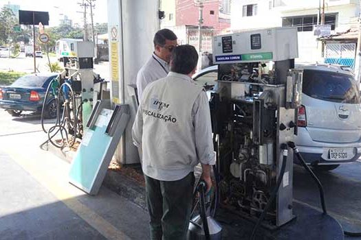IPEM-SP autua postos de combustíveis em Santo André