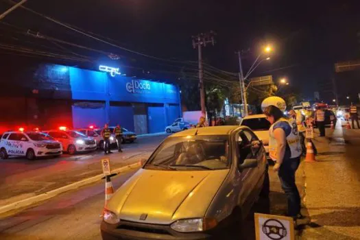 Detran-SP autua 11 em blitz da Operação Direção Segura Integrada em Santo André