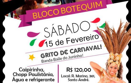 Santo André terá Bloco Botequim com open bar