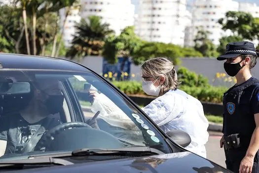 São Caetano implanta barreiras sanitárias para restringir a circulação de pessoas