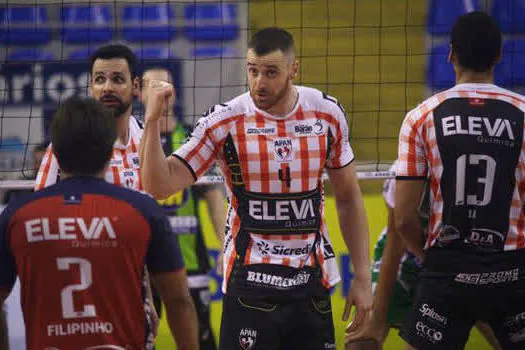 Superliga Banco do Brasil: Apan/Eleva/Blumenau e Minas Tênis Clube fazem jogo isolado