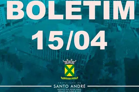 Covid-19 | Boletim Santo André | 15/04