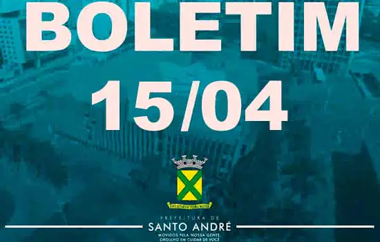 Covid-19 | Boletim Santo André | 15/04