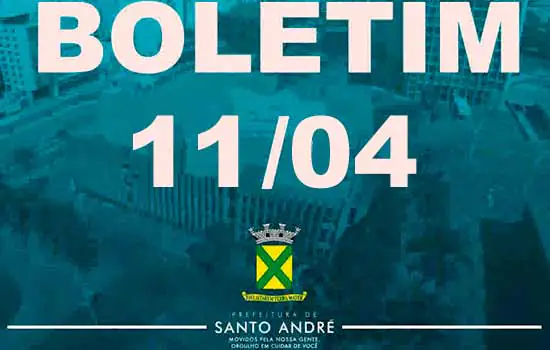 Covid-19 | Boletim Santo André | 11/04