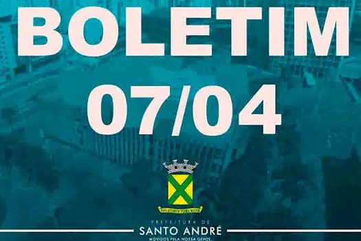 Covid-19 | Boletim Santo André | 07/04