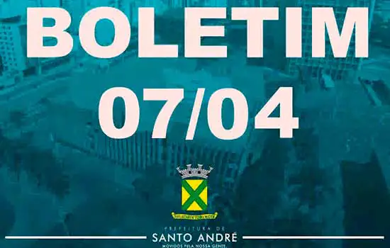 Covid-19 | Boletim Santo André | 07/04