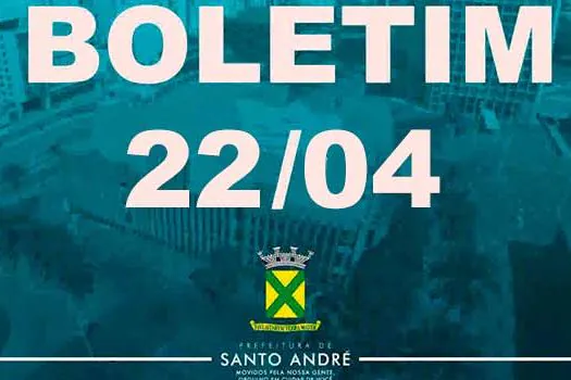 Covid-19 | Boletim Santo André | 22/4